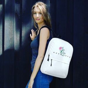 Rose Love Back Pack (White)